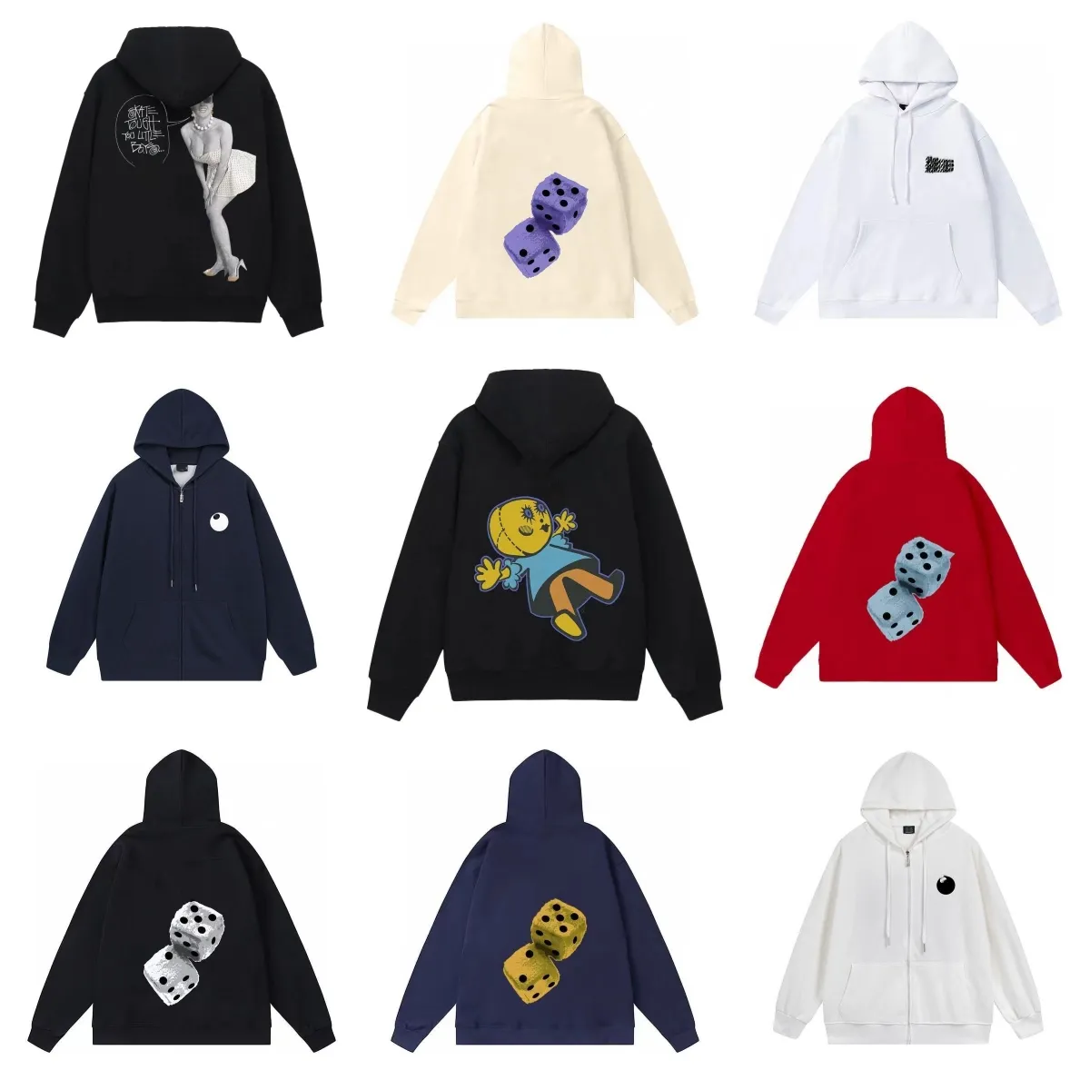 Designer Rapper Hoodies Designer Fashion Loose Hoodie For Women And Men, Streetwear Black And ...