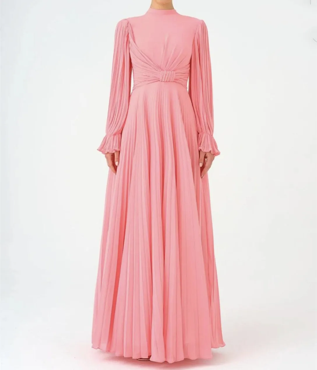 classic evening dresses with sleeves Modest Wedding Dress Long Sleeve Lace Applique Classic A-Line Wedding –  formalgowns