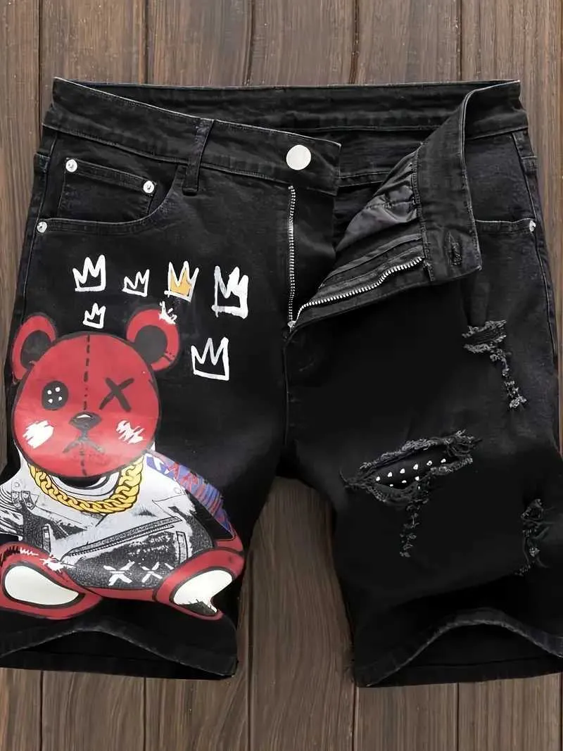 Dsquared damaged denim jeans jorts