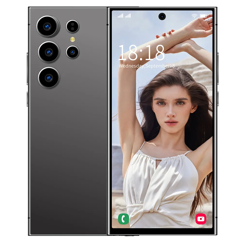 S24 Ultra 2024 New Cross-Border Android phone Smartphone 5G cell phone Touch Screen Camera Phone GPS English Play video