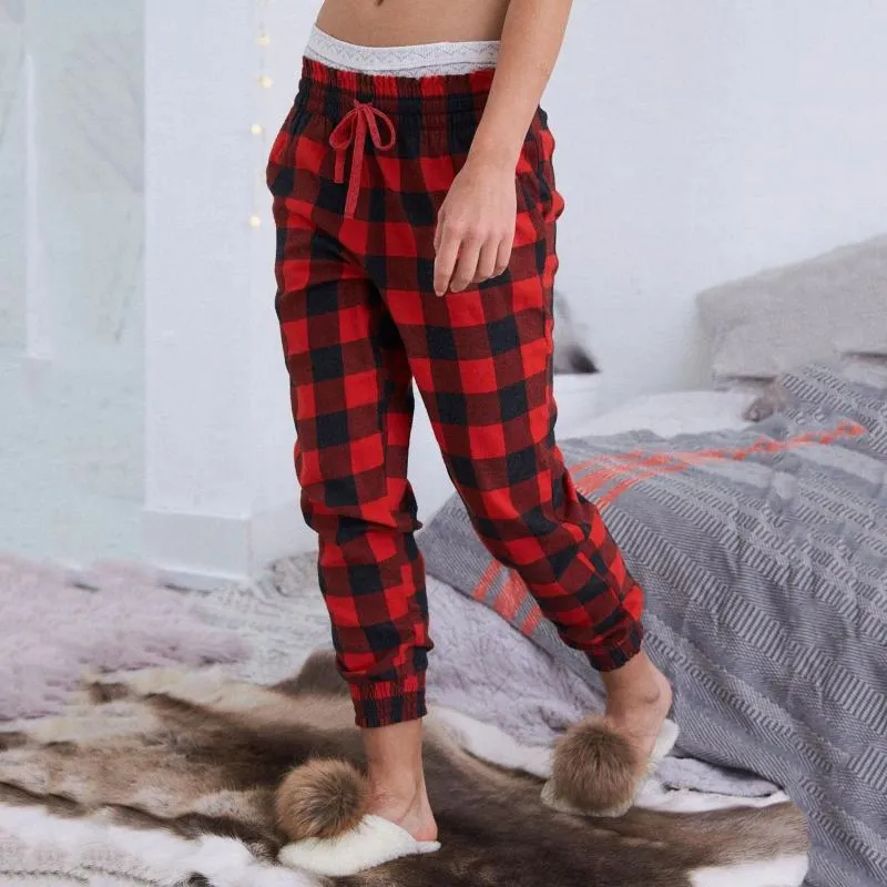 Harem Pants Plaid Streetwear Pants Y2K Plaid Harem Pants High