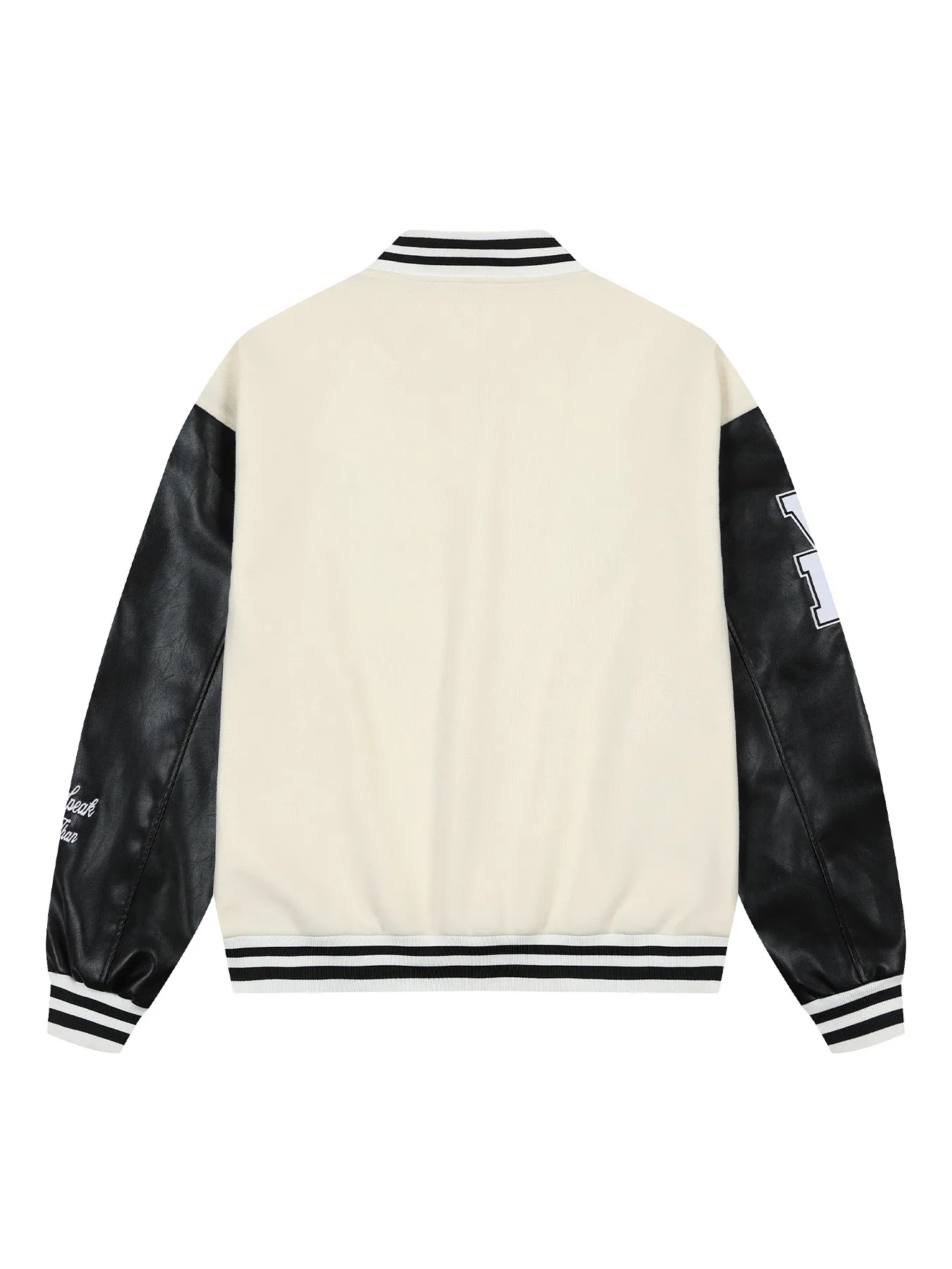 Veidoorn Preppy College-Jacke für Herren und Teenager, schicker Buchstabendruck, starke Stickerei, lässiger Baseball-Mantel für Herbst und Winter_voghion.com