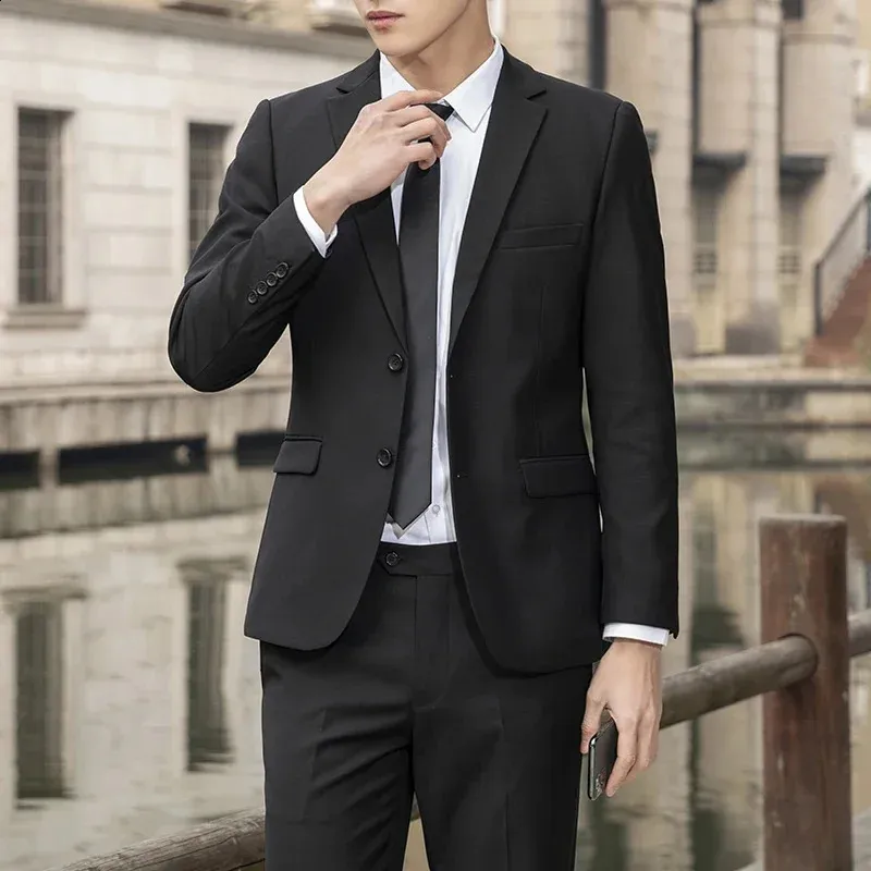 Black Suit With Different Color Vest Isaiah Tuxedo Package Style
