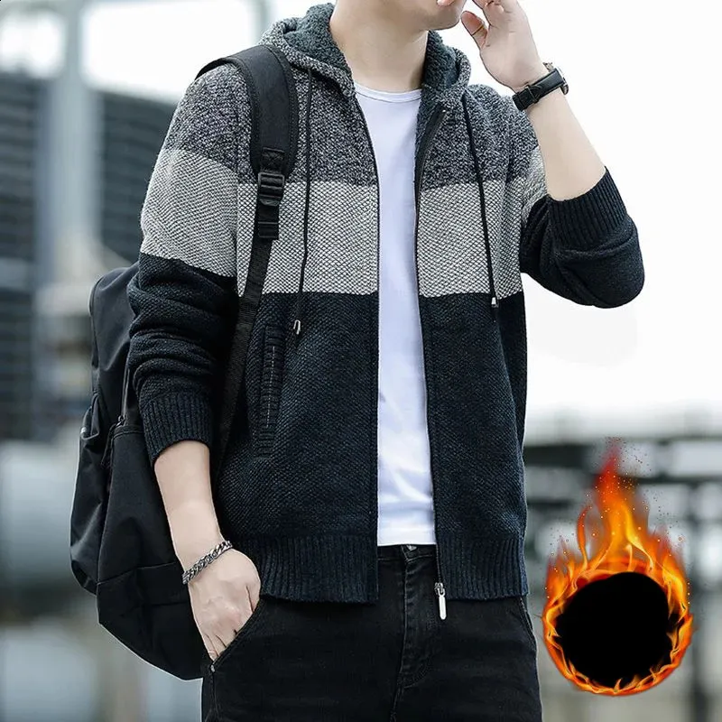 Save Big on Bulk Harajuku Men Sweater Men's Patchwork Cardigan Autumn  Winter KPOP Harajuku Style, Casual Long Sleeve Sweater, Y2K All Match  Outerwear