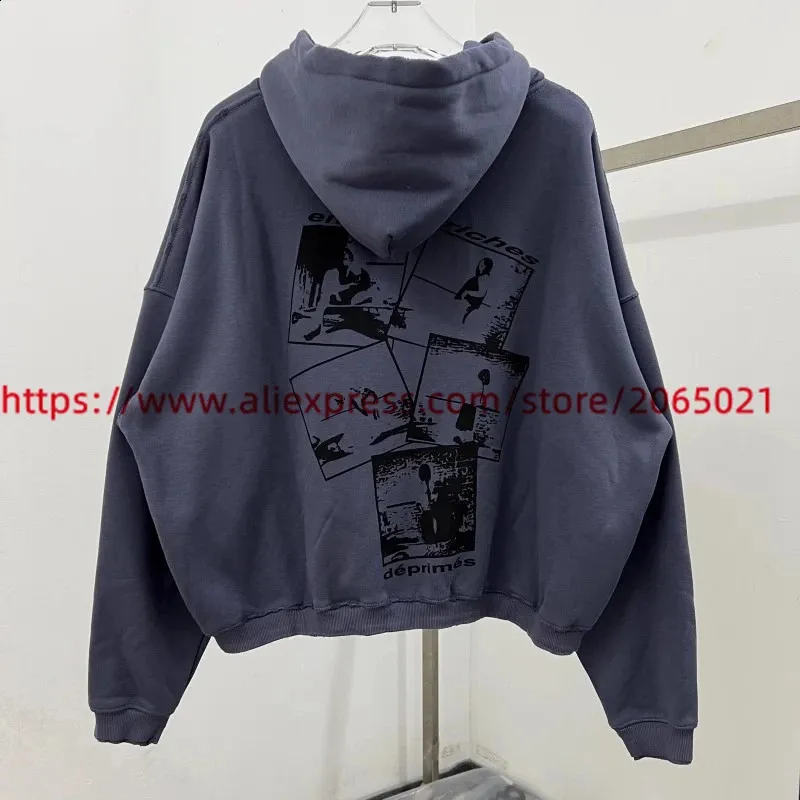 送料関税込 【NO E MOSEN】 Washed Distressed Hoodie no E mosen] Washed Distressed Hoodie - BCAESAR