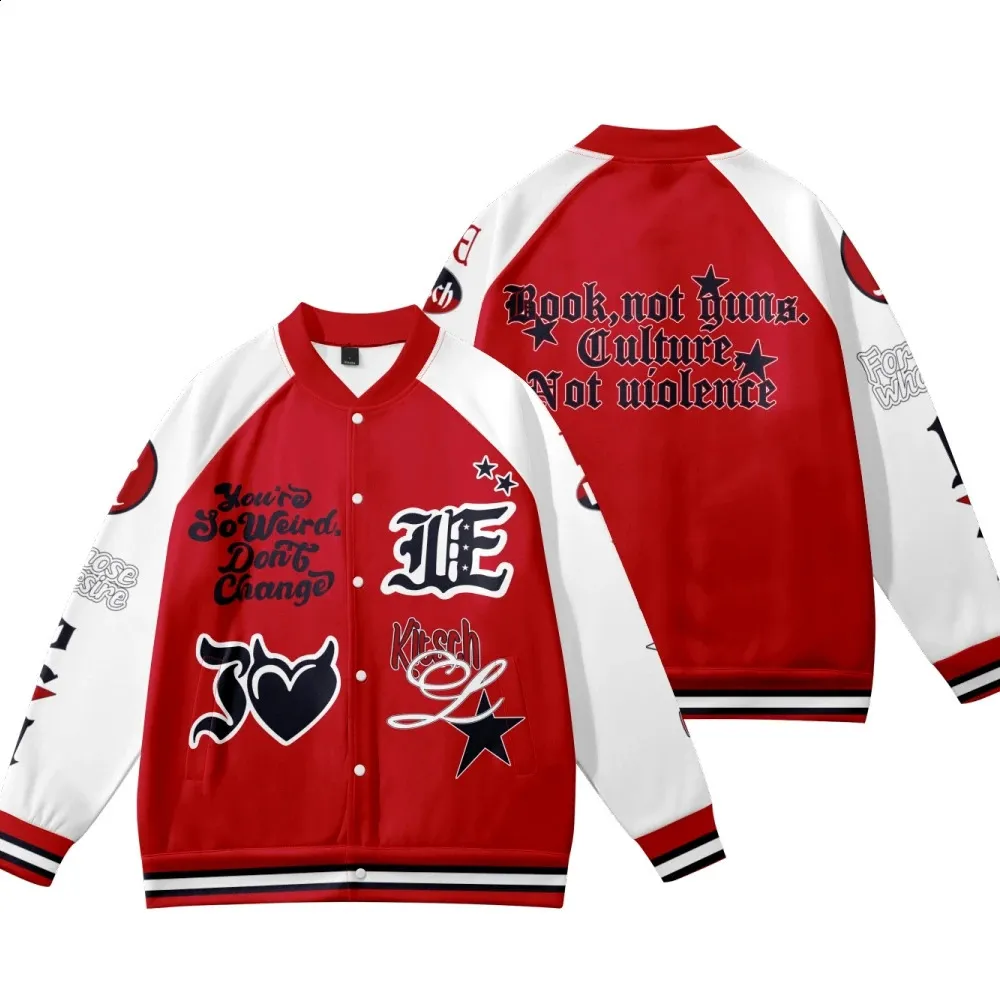 K-POP・アジア iKON Baseball jacket Fashion Kpop Baseball Jacket: Casual Streetwear Sweatshirt