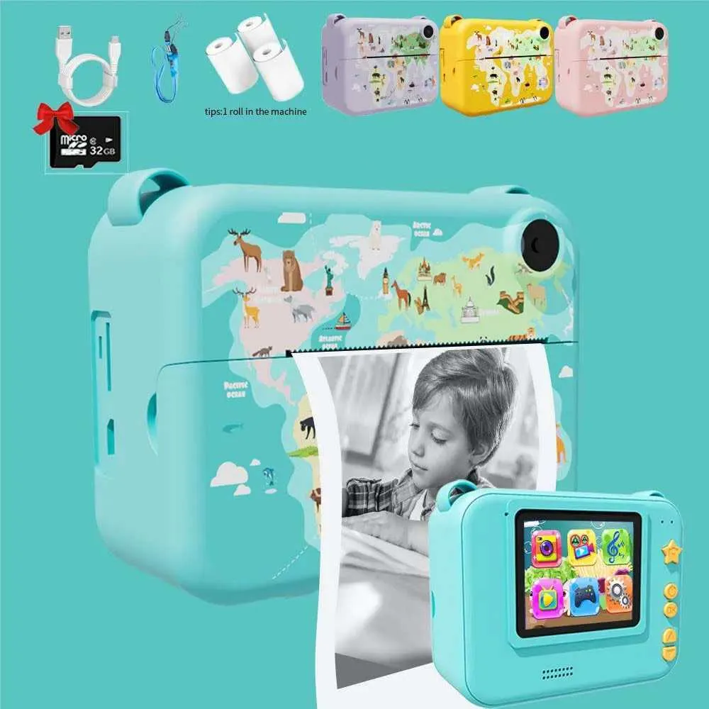 Kids Instant Print Camera 3.5 Inch Digital With Photos Ages 3-12 Gift - View #5
