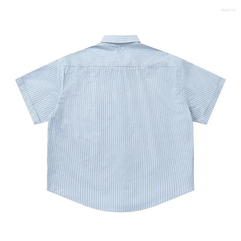 Mens Casual Shirts Long Sleeve Semi Formal Stripe Dress Shirt Pocket  Stretchy Standard Fit Ladies Summer Office Classic From Shasamei, $40.96 |  DHgate.Com