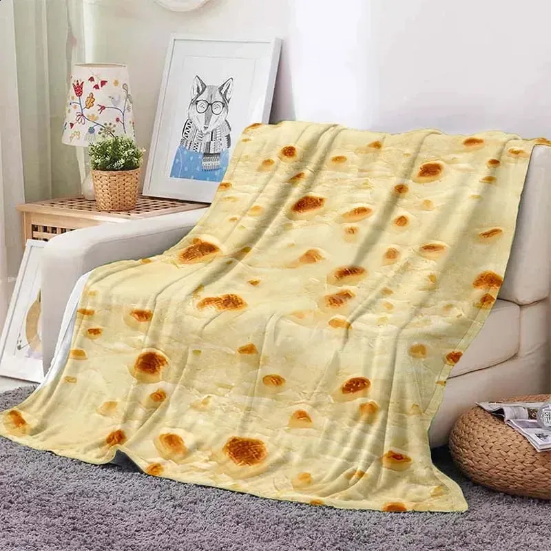 Save Big on Bulk Tortilla Blanket Tortilla Blanket: Novelty Food Print  Flannel Comforter, Lightweight For Couch, Office, Camping And Travel Best 