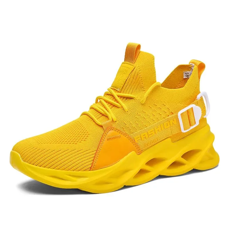 Bulk Outdoor Casual Sneakers, Breathable Mesh Lace Up Sports