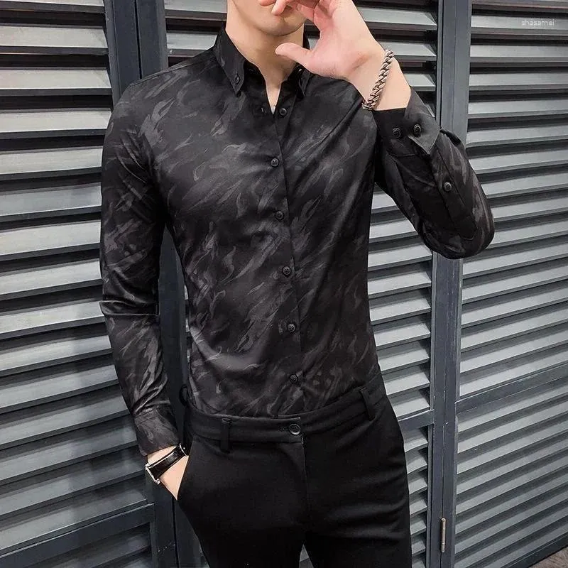 2024 Aesthetic Sale High Quality Mens Graphic Printed Casual Shirt With White Button Tailwind Up Asia Fashion From Shasamei 31.11 DHgate.Com