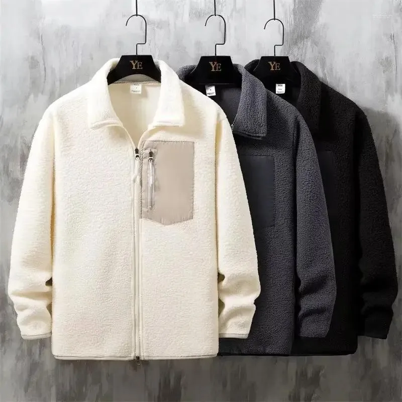Winter Warmth: Trendy Men's Hooded Cotton Jacket Fleece Lined Loose  Fit! Shop Now!