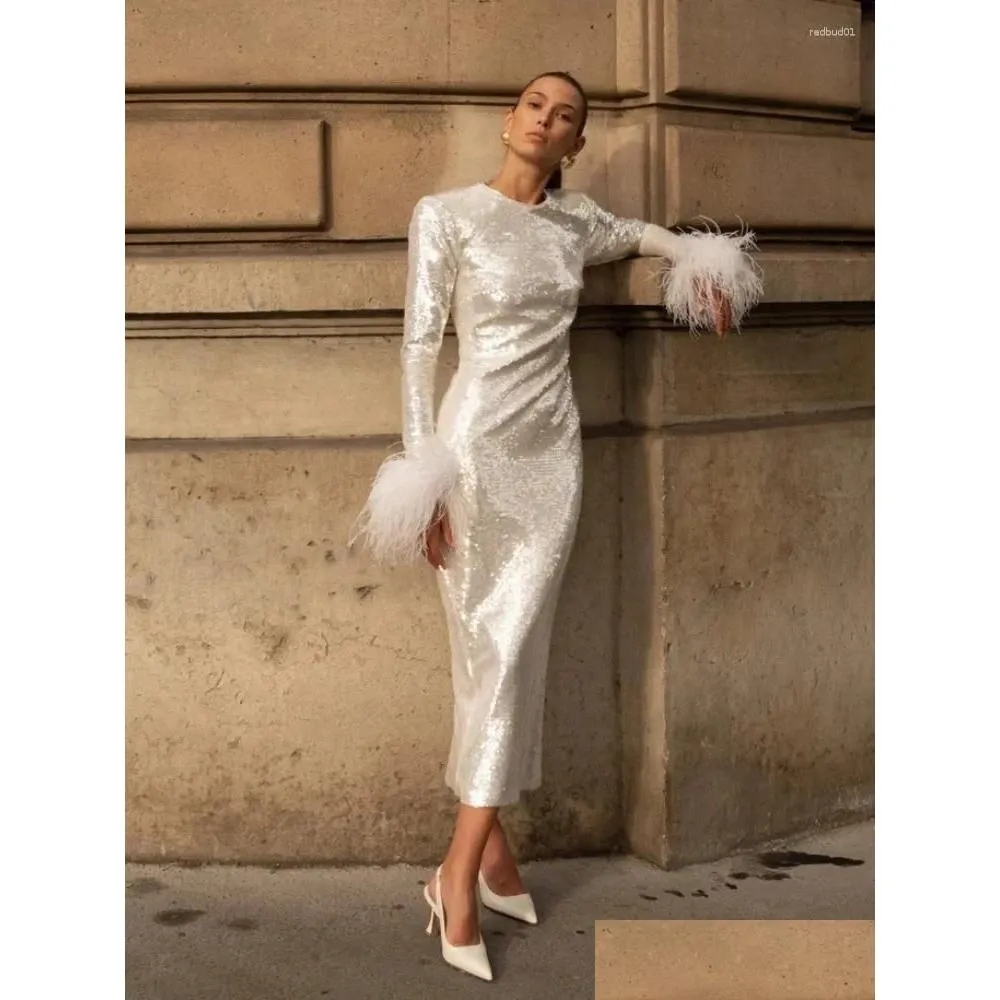 Celebrities Elegant Solid Sequins V Neck A Line Dresses Celebrities Elegant Solid Sequins V Neck A Line Dresses