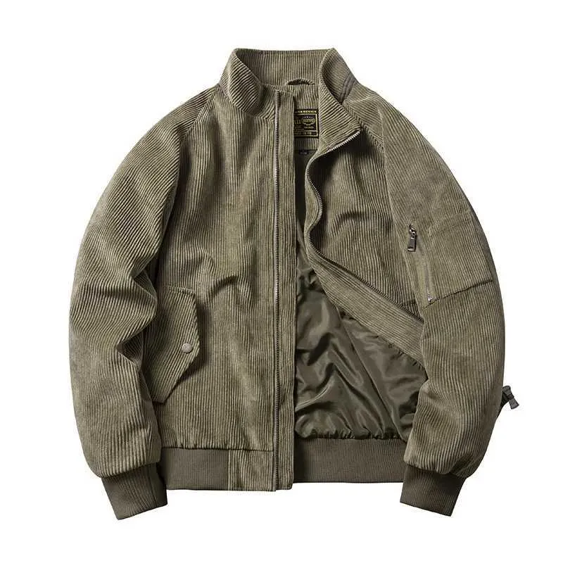 DHgate.com:Mens Corduroy Jacket, Fall Stand-Collar Bomber