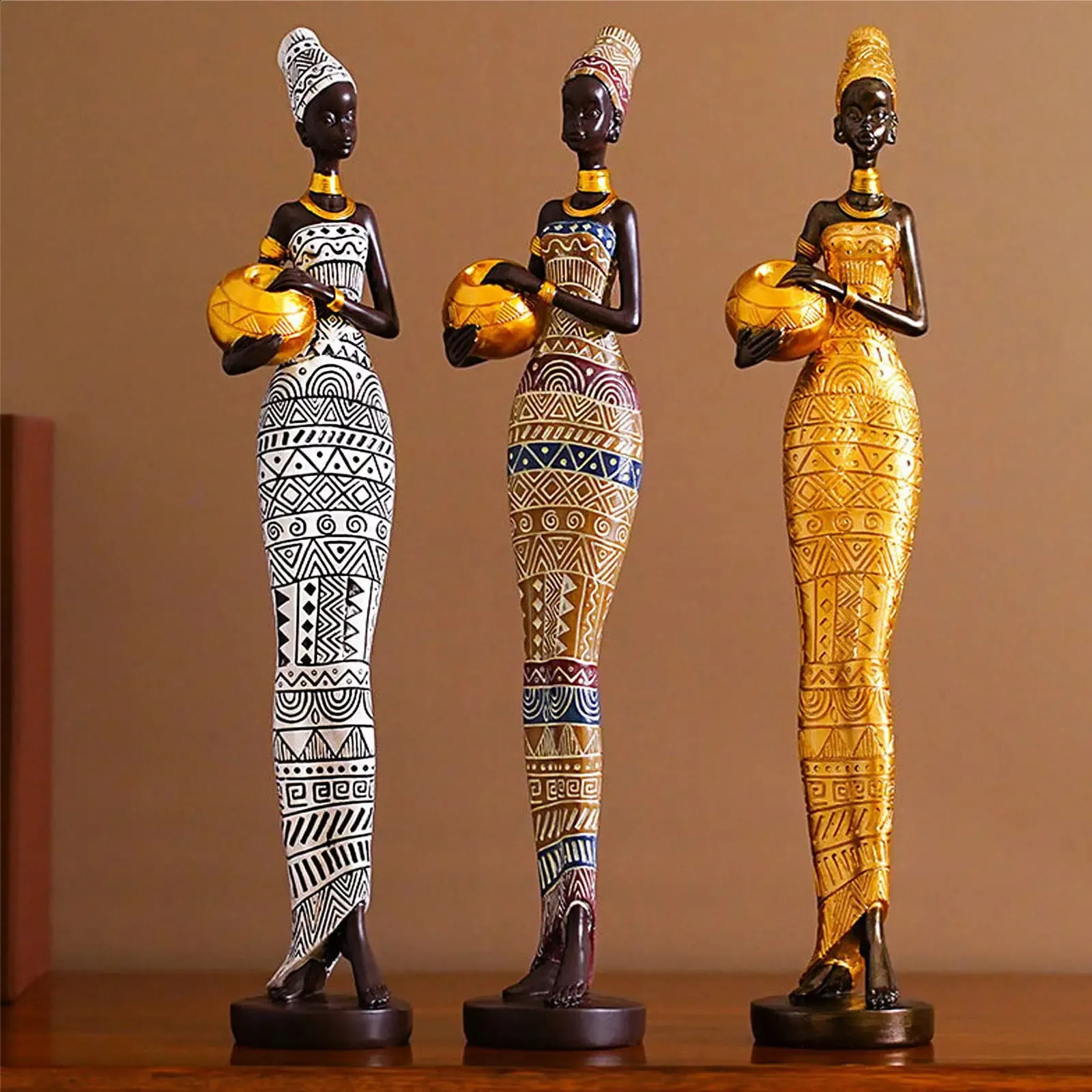 Tribal Lady Sculptures: Elegant African Woman Figurines for Home Decor -  Shop Now! from Dhgate Decorative Objects \u0026 Figurines - price 63.55, image size:1600x1600