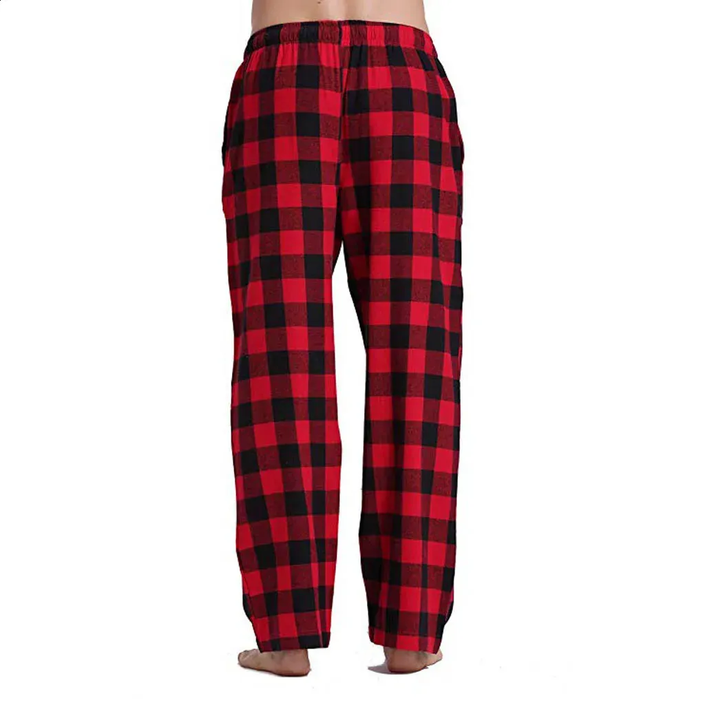 Plaid Christmas Joggers: Men's Casual Loose Pajama Bottoms, Soft Home Sport  Pants