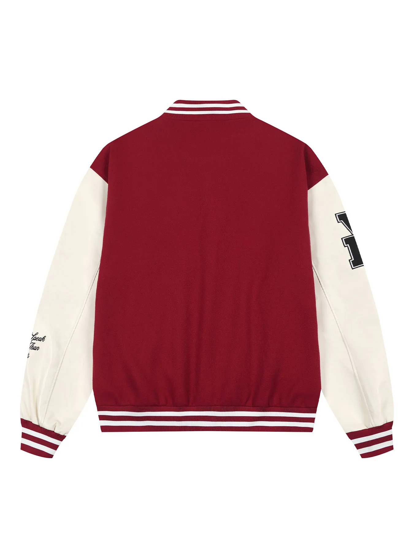 Veidoorn Preppy College-Jacke für Herren und Teenager, schicker Buchstabendruck, starke Stickerei, lässiger Baseball-Mantel für Herbst und Winter_voghion.com