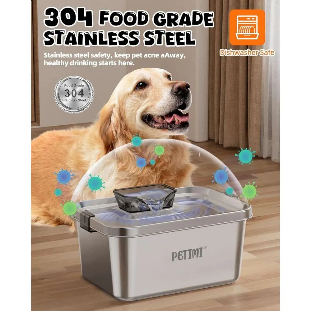 Harmony stainless steel dog fountain hotsell