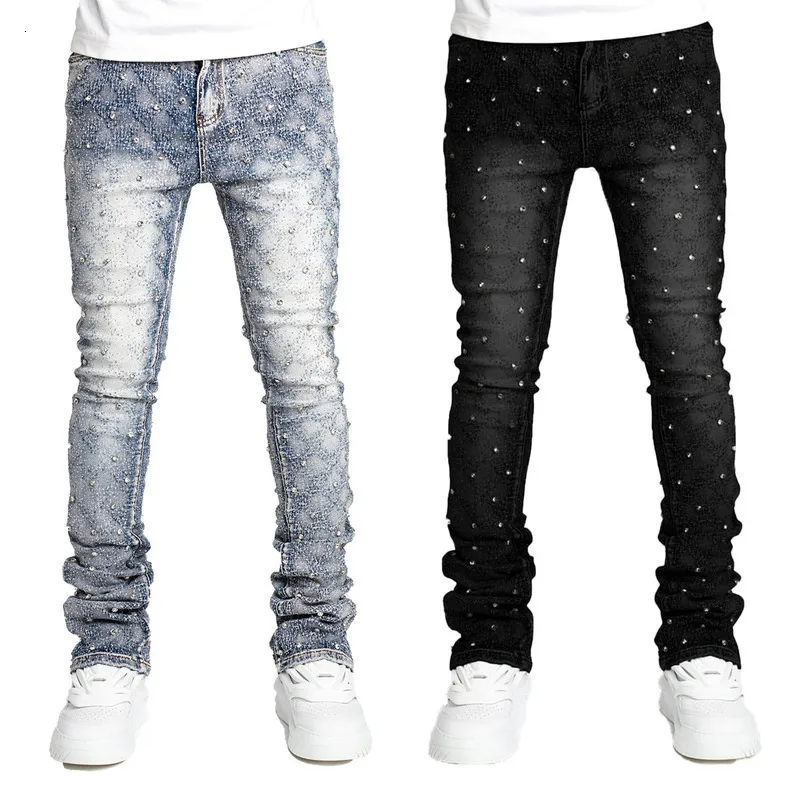 【最終価格】épine エピヌ é rhinestone jeans black エピヌ epine é rhinestone jeans ラインストーン デニム - メルカリ