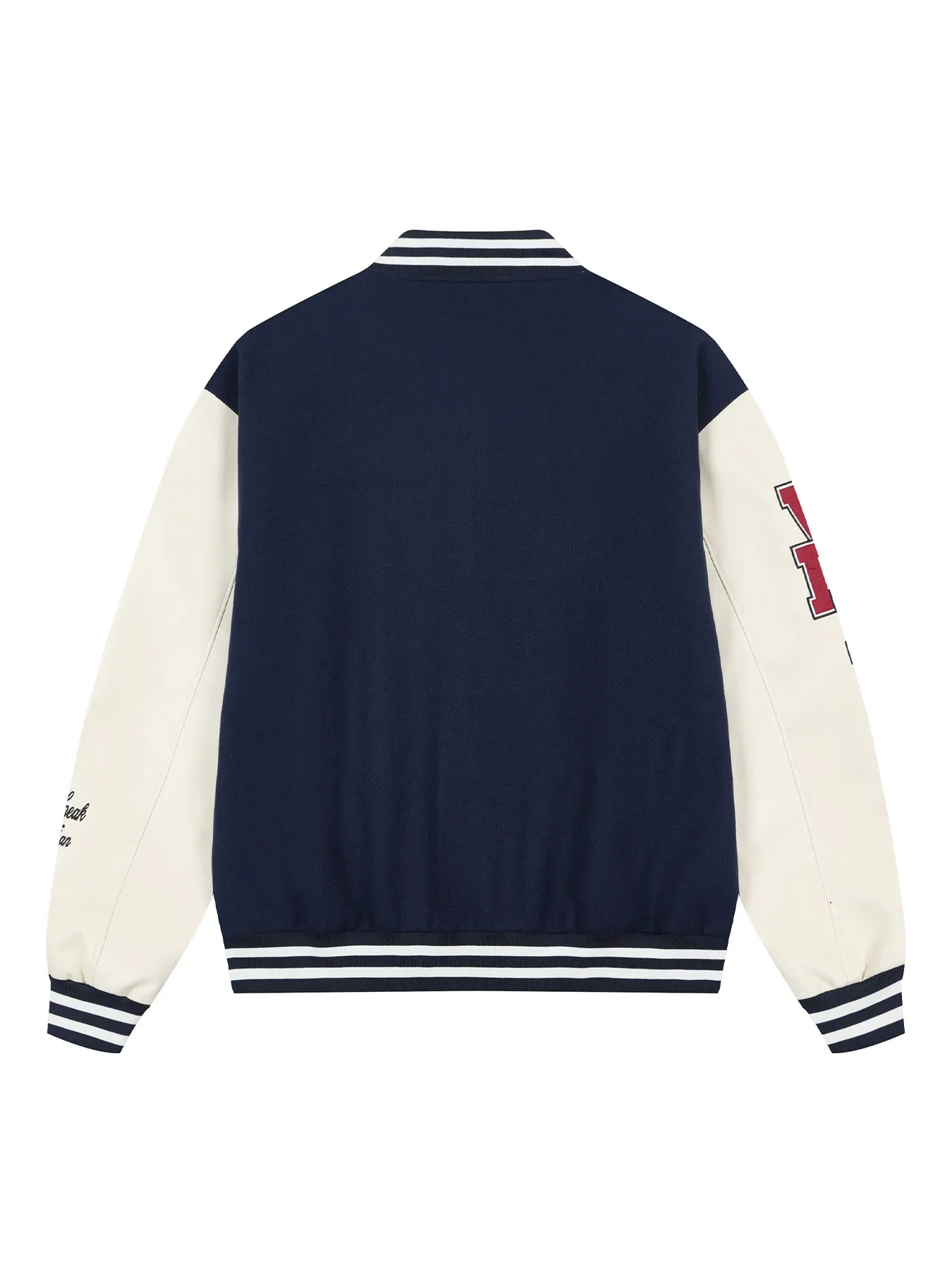Veidoorn Preppy College-Jacke für Herren und Teenager, schicker Buchstabendruck, starke Stickerei, lässiger Baseball-Mantel für Herbst und Winter_voghion.com