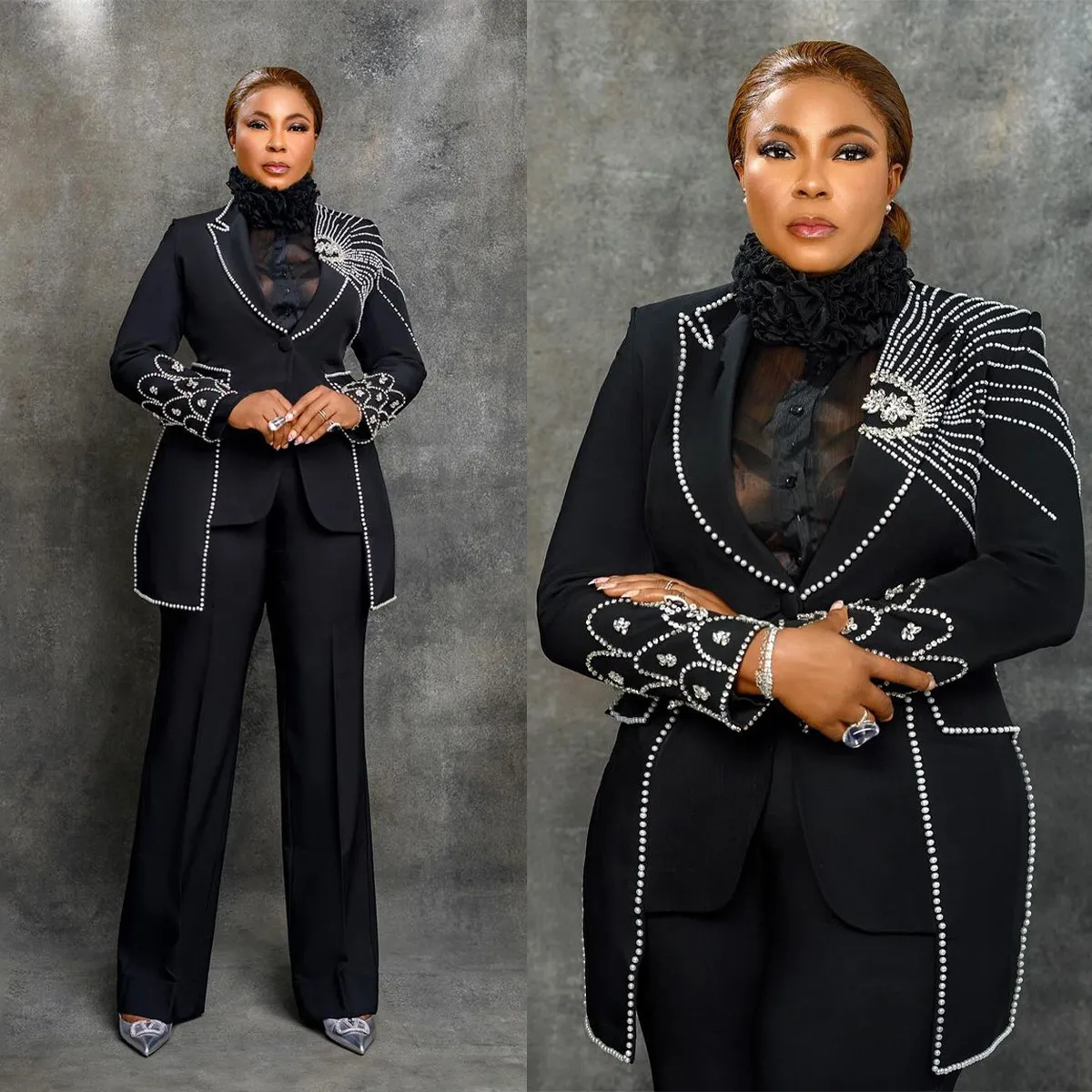 Elegant Plus Size Women's Suit Set Perfect for Weddings, Parties  Interviews! Shop Now!