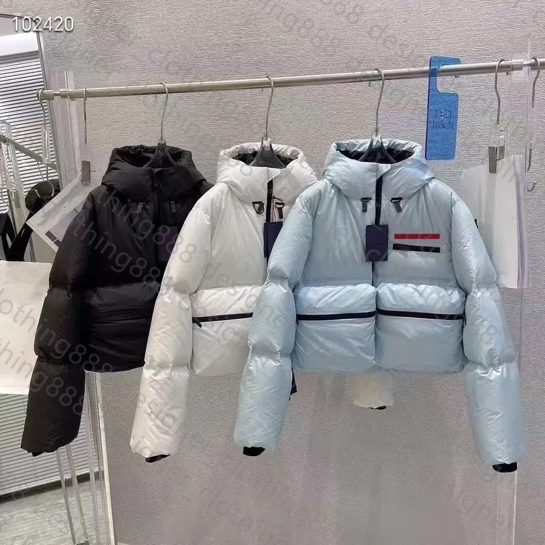 Women s Designer down jacket Women s Winter coat Women s trench coat Long sleeve letter waterproof zipper coat sleeves Fashion designer windbreaker
