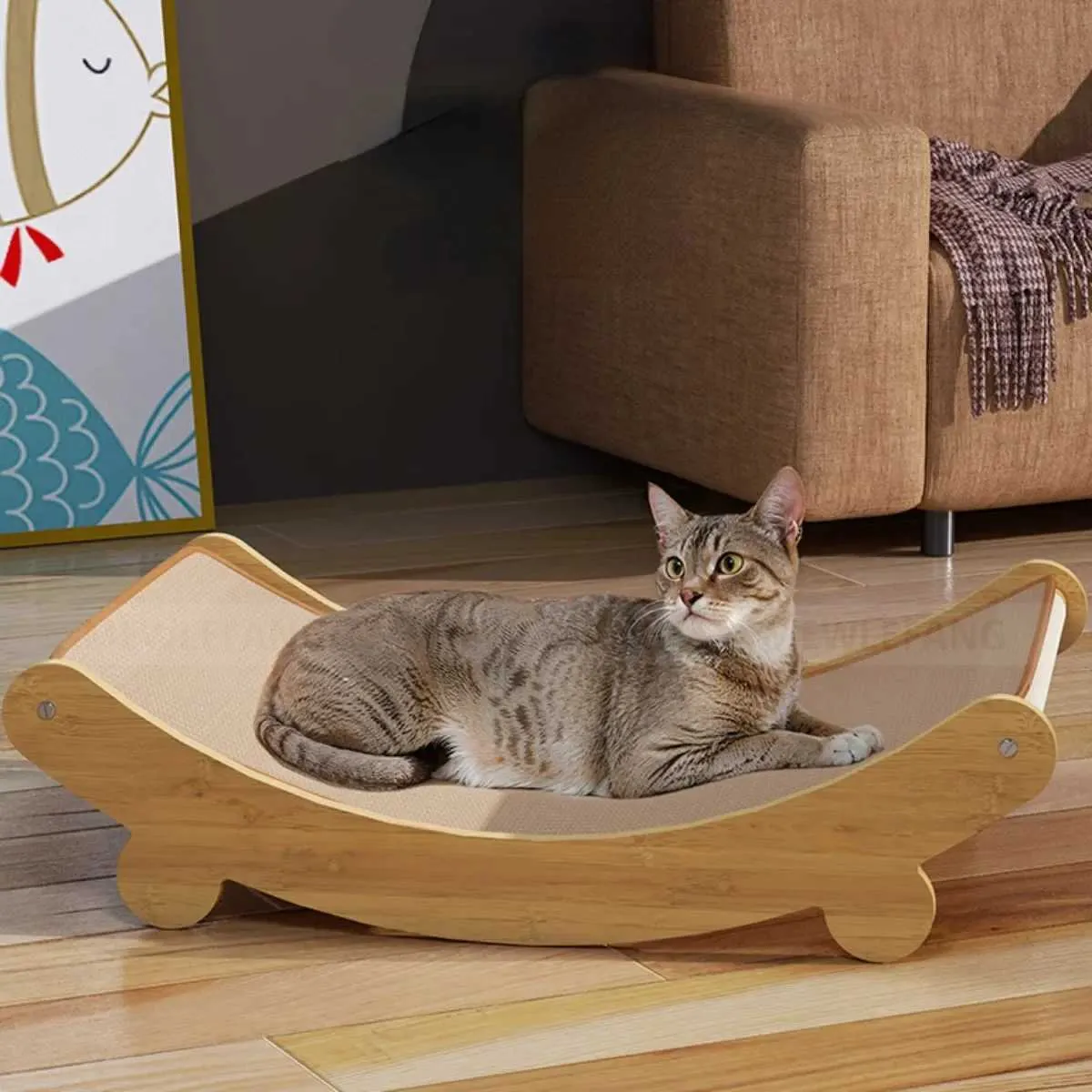 Save Big on Bulk Cat Claw Scratcher Cat Furniture Scratchers: Durable Sisal  Cat Scratcher Bed With Integrated Claw Sharpener Grinding Toy, Round Cat 