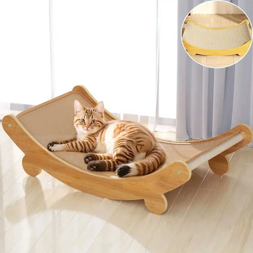Sisal Cat Scratching Board With Detachable Bed Wear Resistant