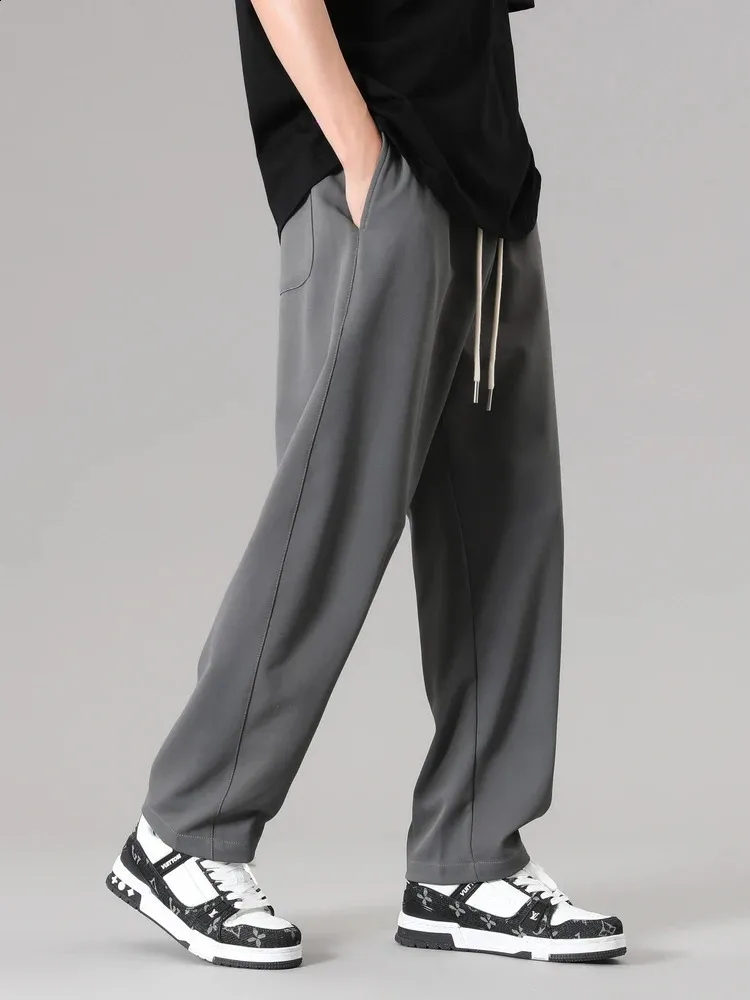 Korean Fashion Men's Drawstring Waist baggy sweatpants