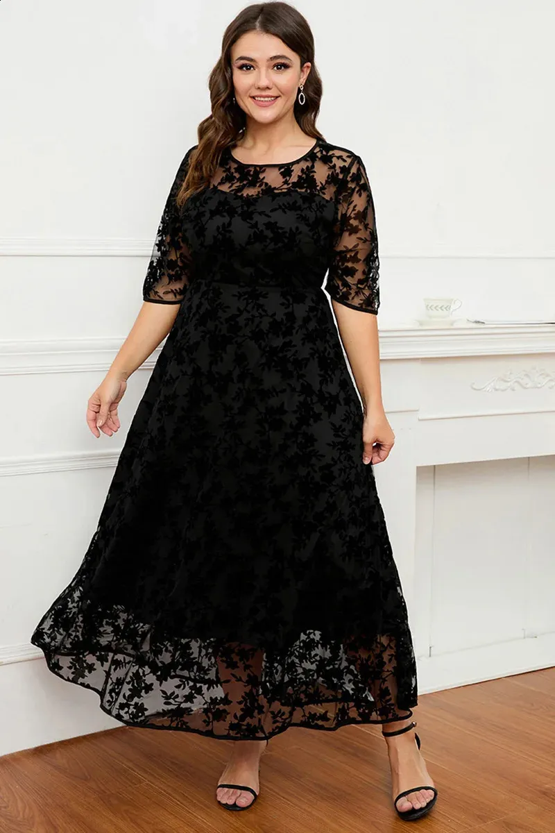 black formal maxi dress plus size Final Sale Plus Size Off The Shoulder Tiered Maxi Dress in Black main image 0