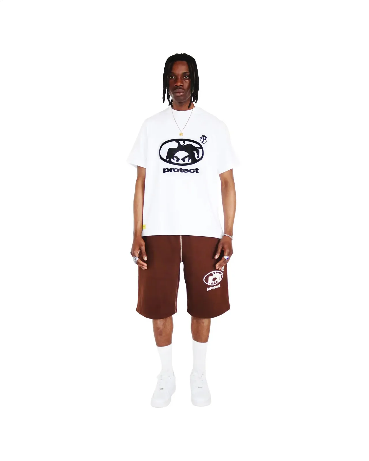 Embroidered Graphic Sweatpant Shorts: Mens & Womens Y2K