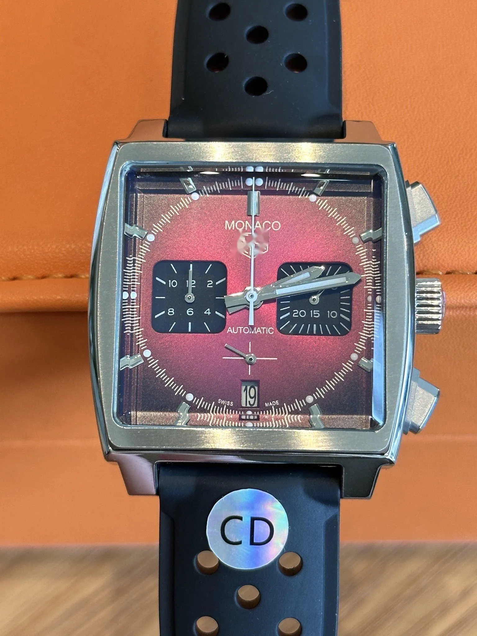 Mens Chronograph Quartz Watch with Date Display Stainless Steel