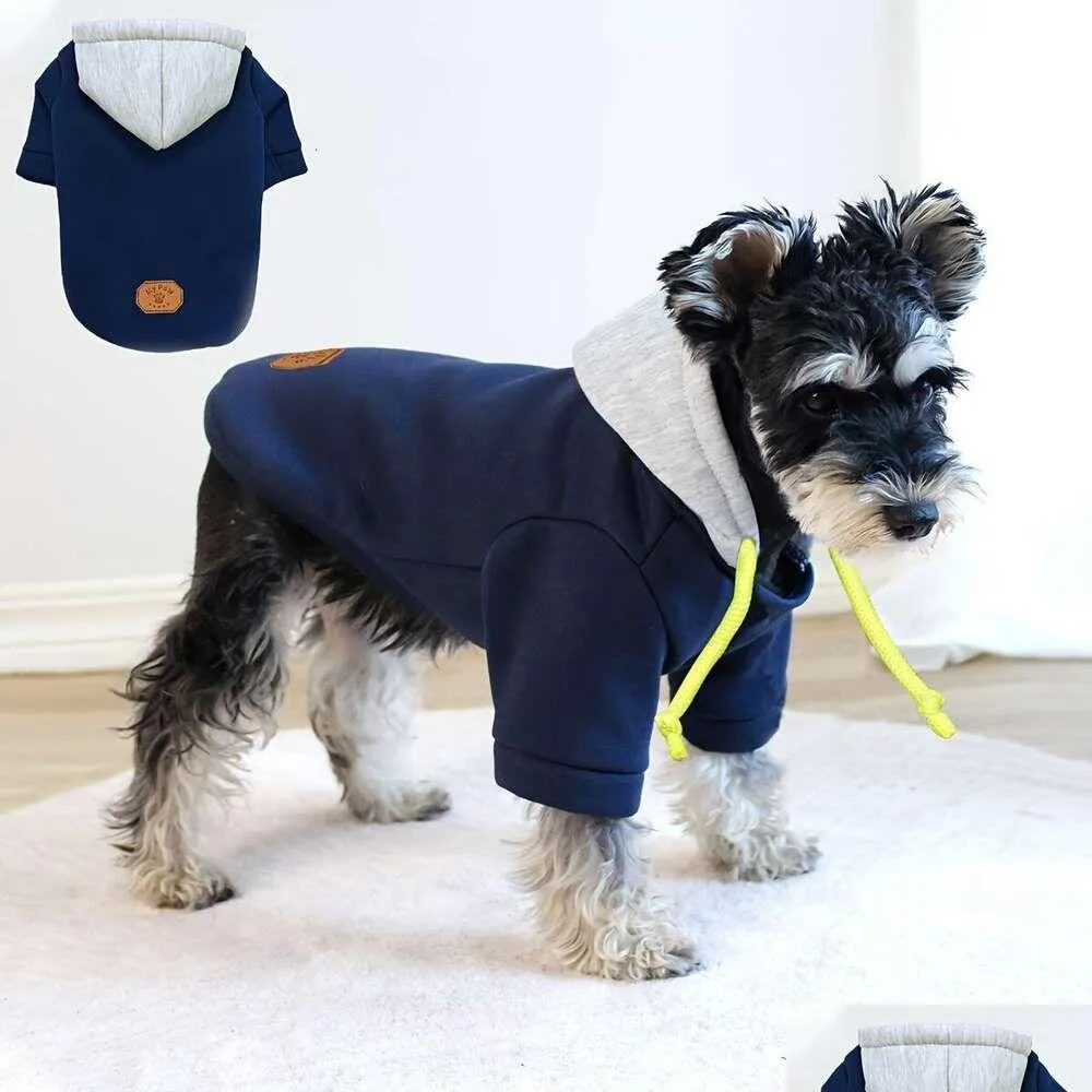 Navy blue dog sweater discount