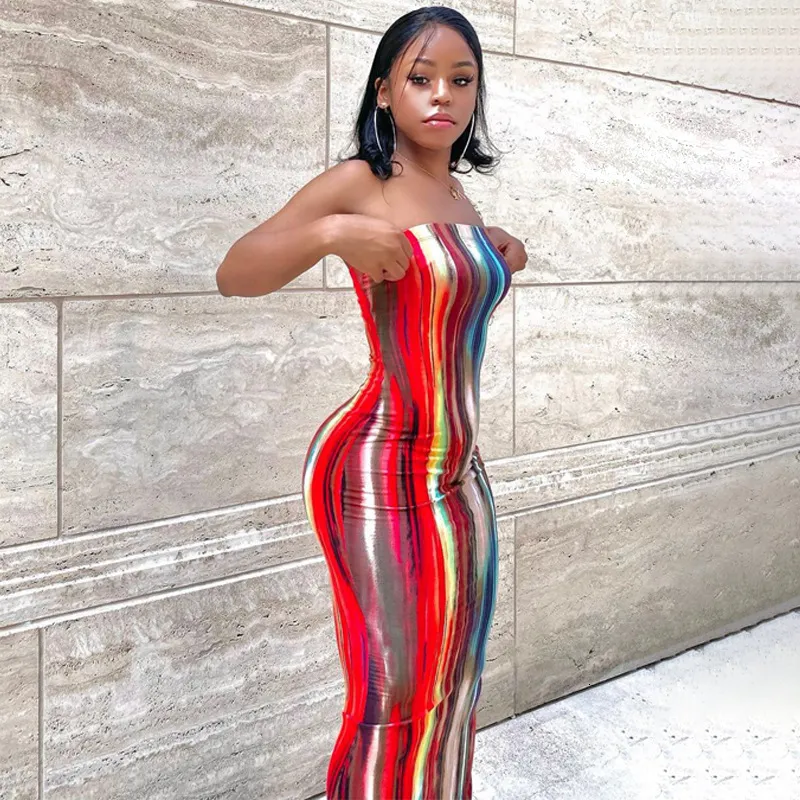 Off Shoulder Tie Dye Maxi Dress: Women's Spring/Summer Best Seller! Shop  Now from Dhgate Basic & Casual Dresses - price 32.57