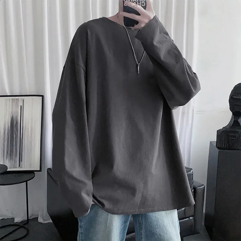 入荷通知 アプリ おすすめ Long Cotton Oversized Fashion Autumn Sleeve t with shirt Clothing
