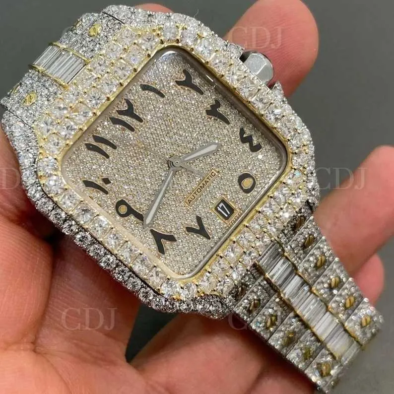 Handmade Indian Design Diamond Watch With Full Iced Out Lab Grown Diamonds Luxury Designer Catholic Jewelry From Luxuryjewelry666 82.91 DHgate.Com