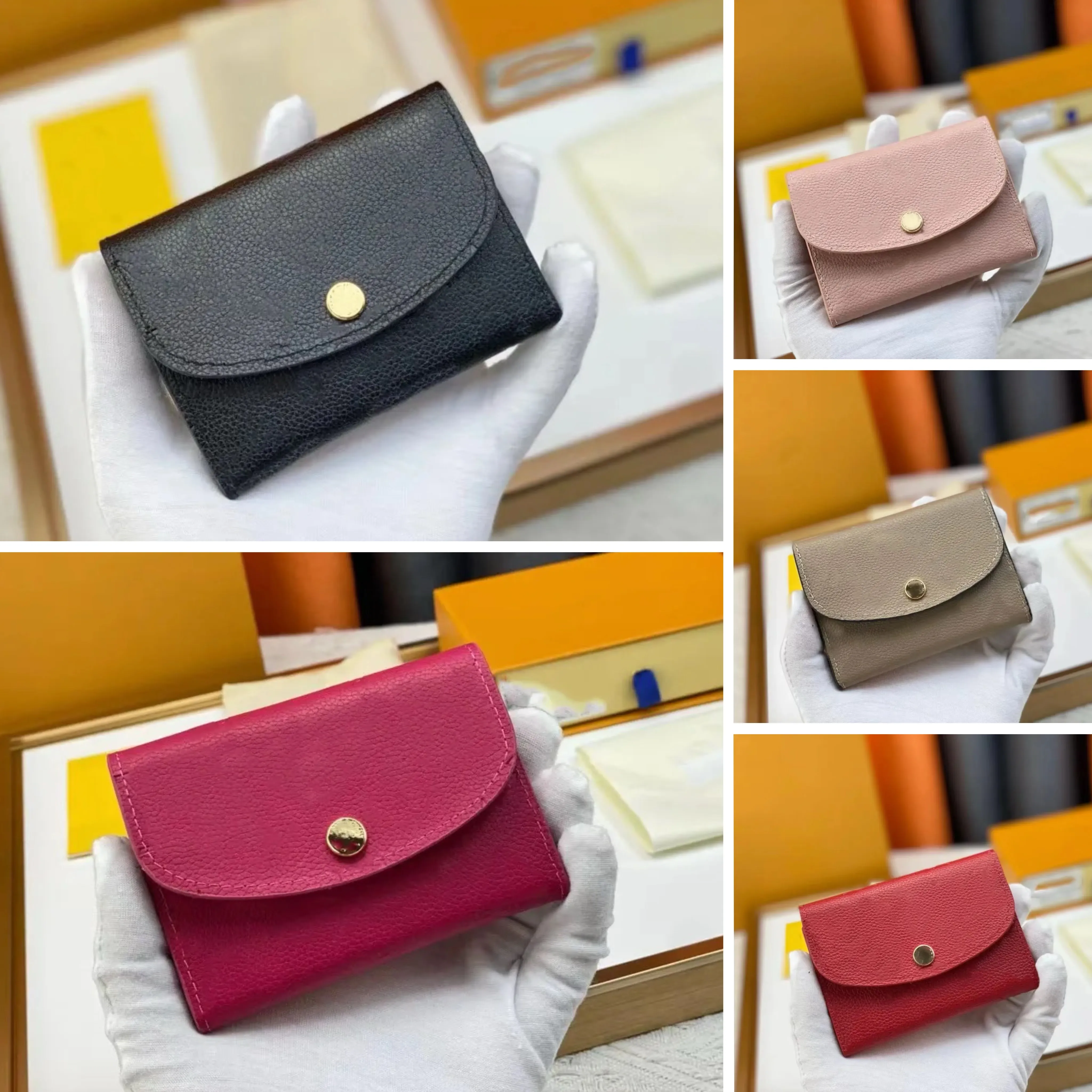 Chic And Versatile Genuine Leather Wallet For Women With Compact Design ...