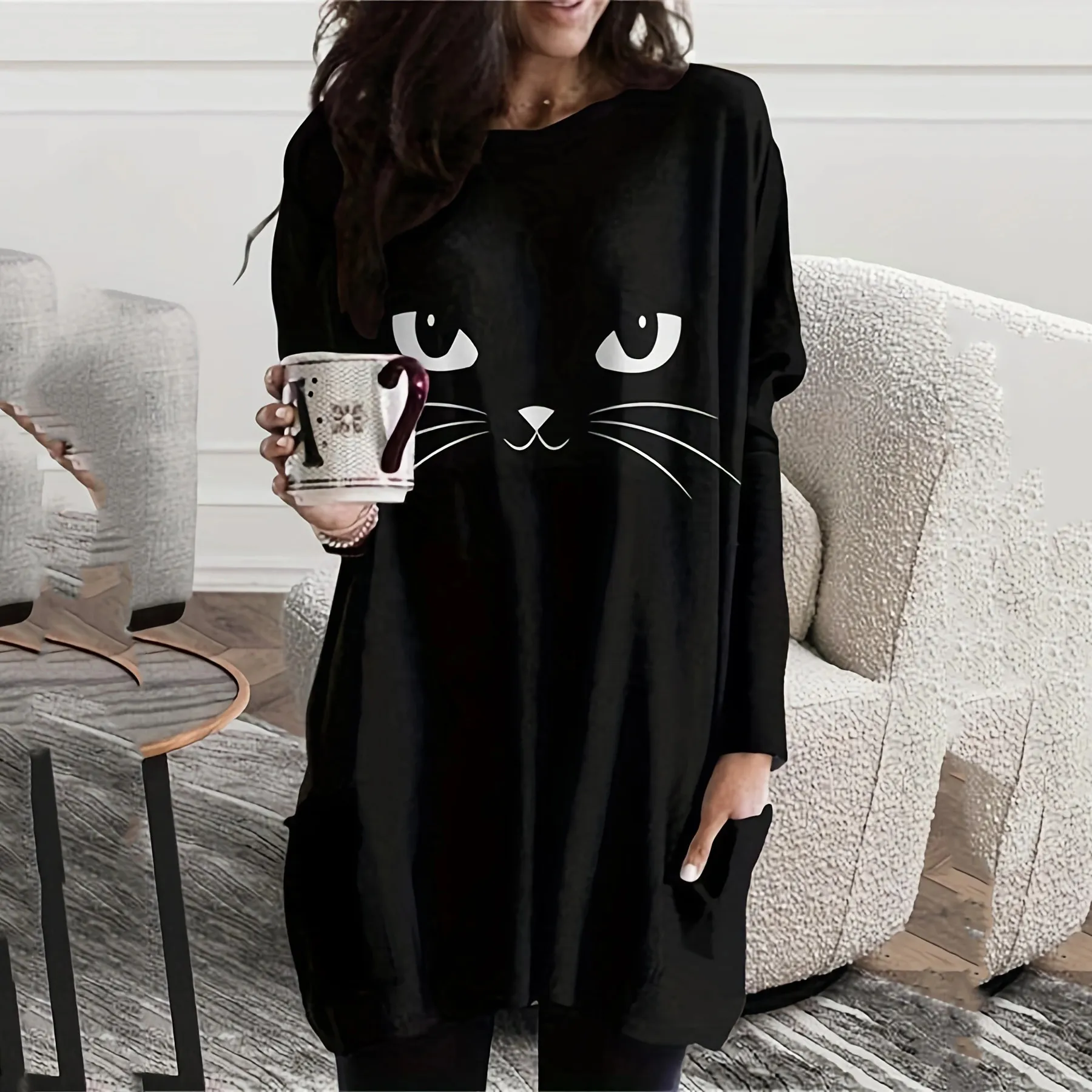 white christmas dresses Women's Hoodie Dress