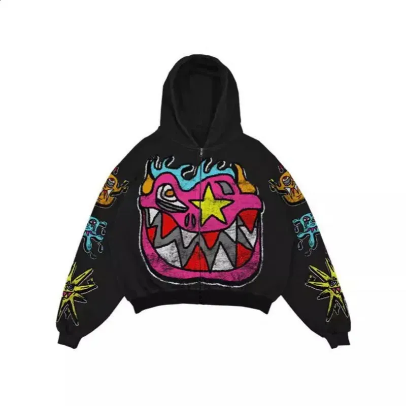 Mens Sport Acetate Animal Print Regular Length Hoodie Four Seasons