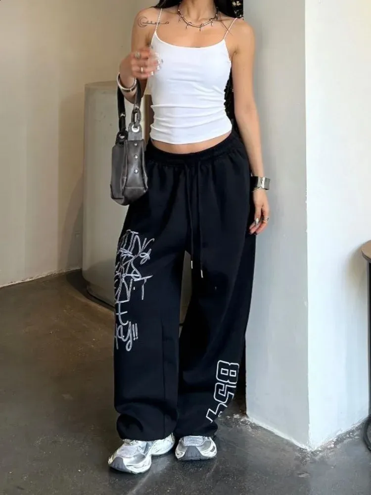 Save Big on Bulk Hip Hop Sweatpants Womens Baggy Jogger Pants Women's  Oversized Black Sports Trousers, Y2k Vintage Style, Lightweight For Daily  Use
