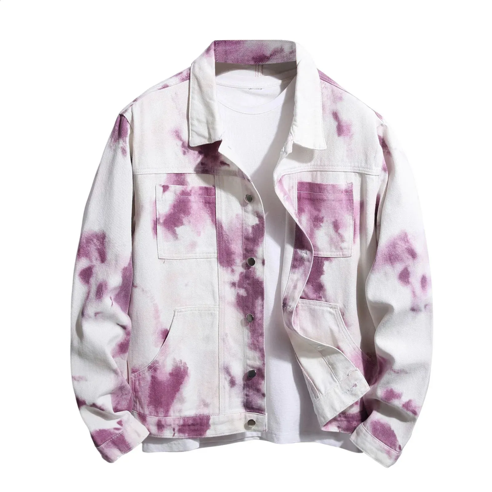 Save Big on Bulk Jacket De Hombre Camouflage Jackets For Men Stylish Denim  Work Jacket With Unique Print, Versatile European Street Style For Men