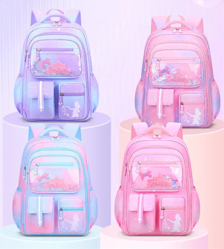 Kawaii Backpacks: Cute Pink Childrens Waterproof Backpack, Primary