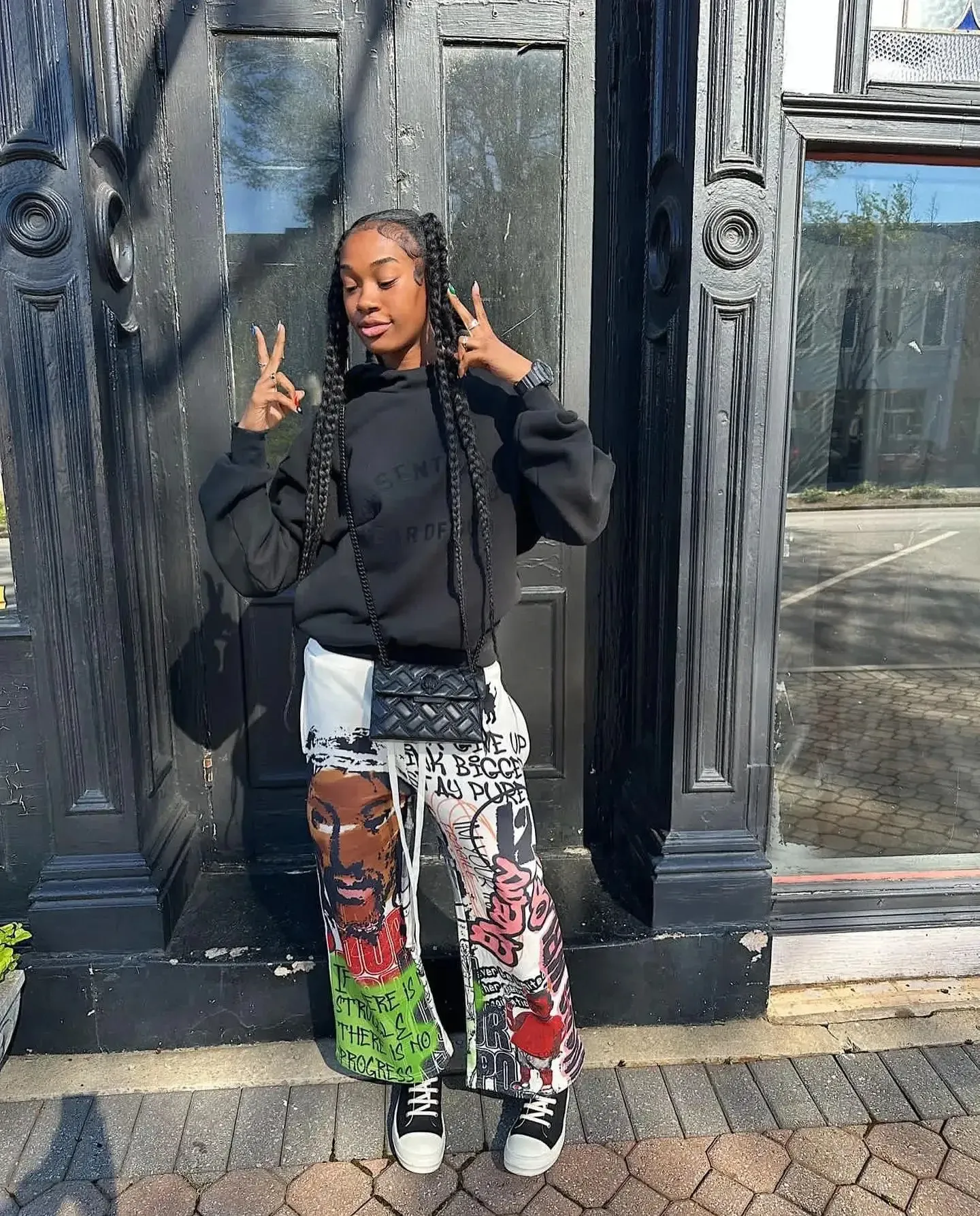 Harajuku Gothic Hip Hop Cartoon Graphics Oversized Casual Sweatpants For Women And Men With Elastic Waist Jogging Gramicci Trousers 240819 From Mysticastore 28.62 DHgate.Com