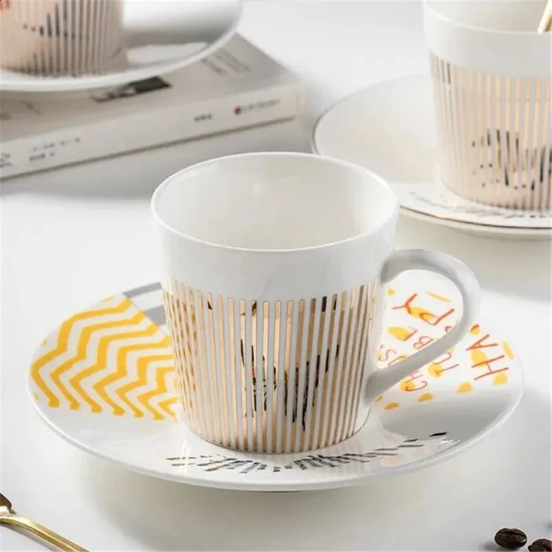 Dynamic Cup Tea Dynamic mirror reflection cup 250-300ml bone china ceramic coffee tea ...