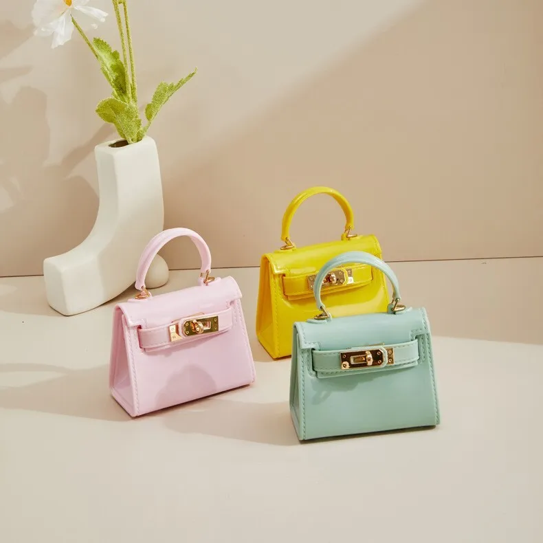 Chic Jelly Handbag Small Square PVC Shoulder Bag, Dirt Resistant  Shop Now!