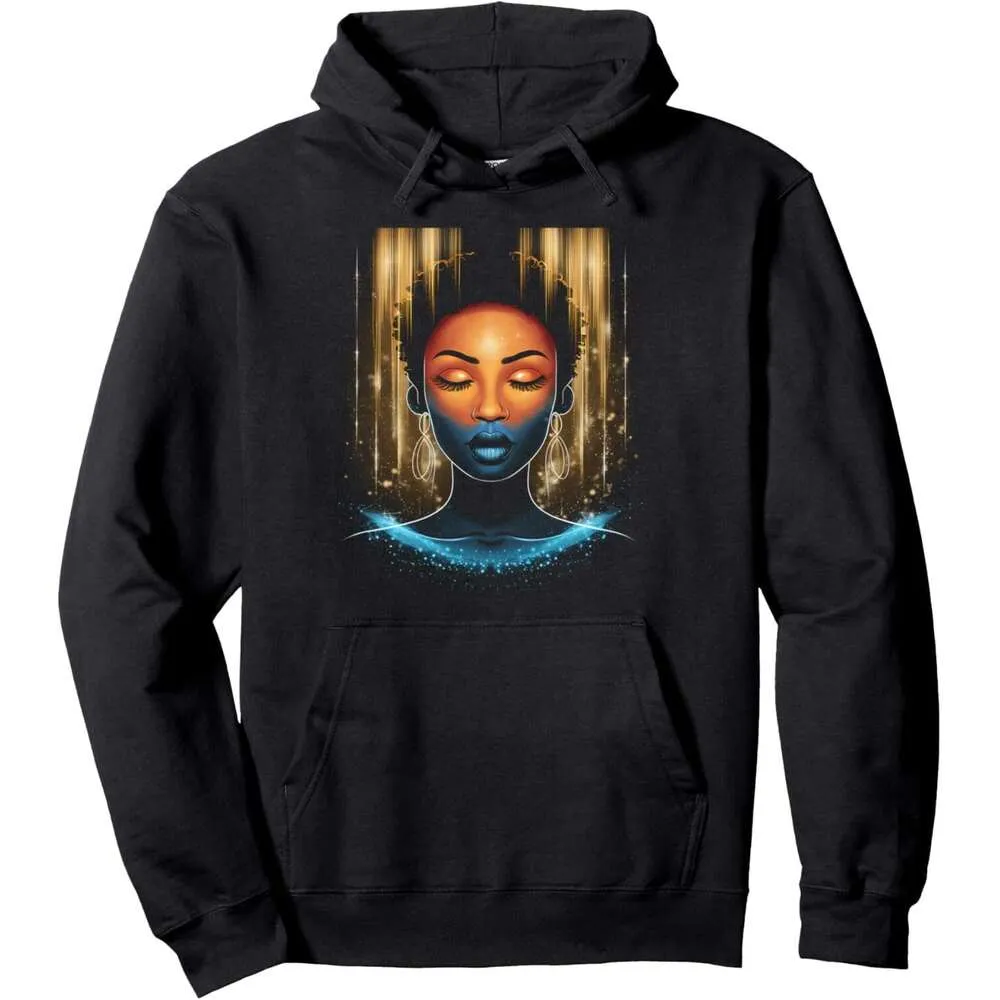 Hoodie For Mens Womens Afro Woman Queen African American Pride