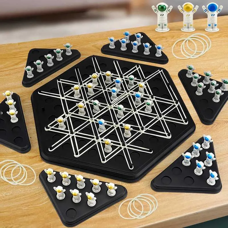 Chain Triangle Chess Triggle Elastic Band Game... From Early_spring1 ...