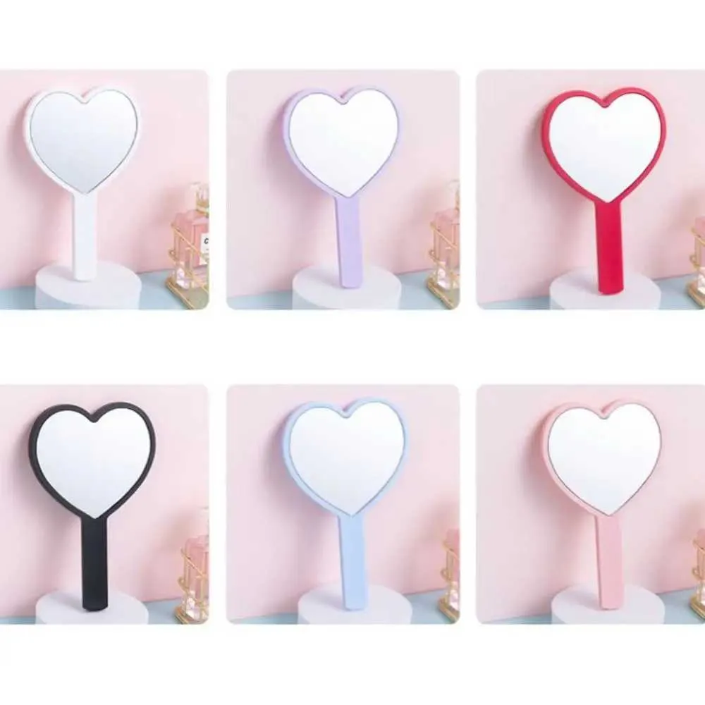 DHgate.com:Heart-Shaped Handheld Makeup Mirror: Portable