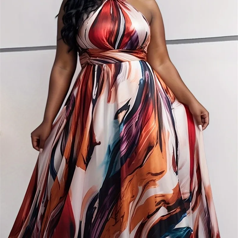 Multicolor Strapless Plus Size A-Line Satin Maxi Cocktail Evening Dress  from Dhgate Plus size Dresses - price 67.92