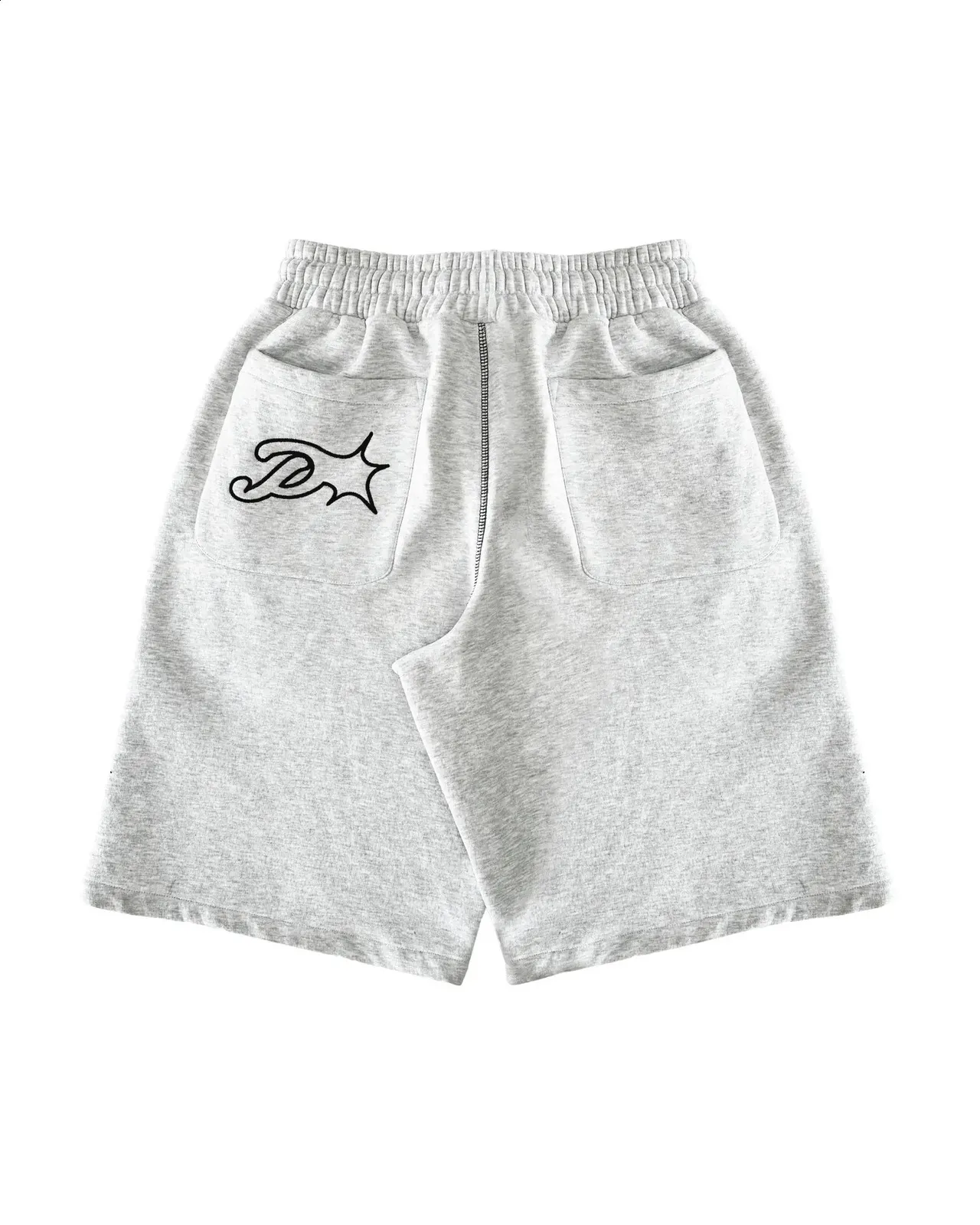 Embroidered Graphic Sweatpant Shorts: Mens & Womens Y2K